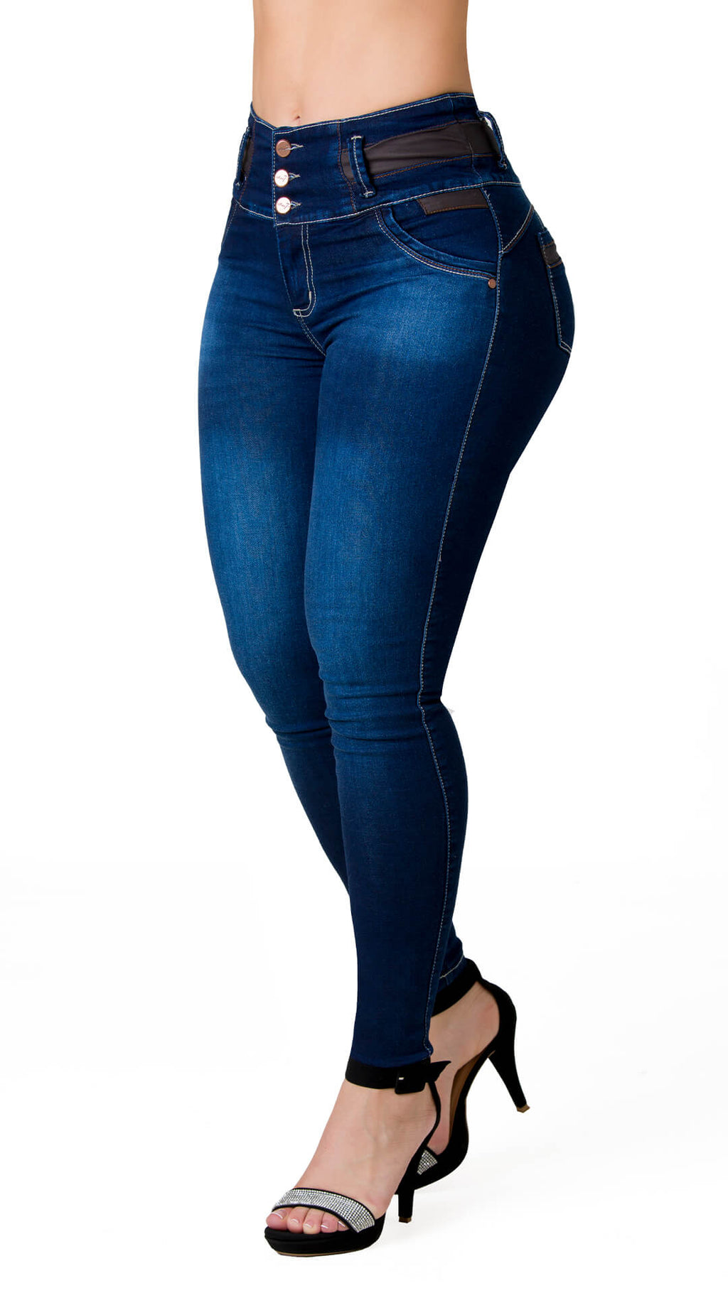 Jeans Skinny Jeans Color Petroleo Ripley JEANS SÚPER SKINNY MUJER