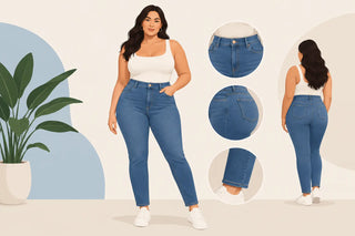 High Waisted Jeans for Curvy Women That Flatter