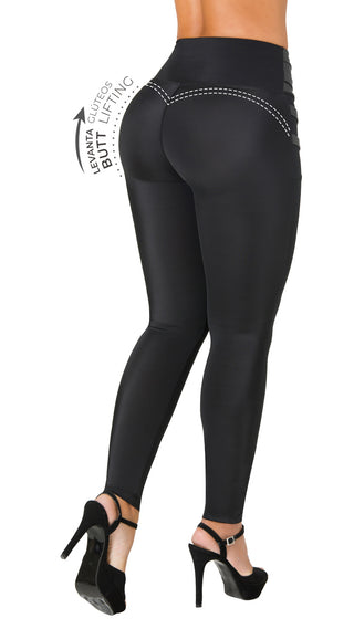 Leggins Levantacola 2L948BPCP-N - Negro