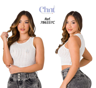 Crop Top 7B6337C - Blanco
