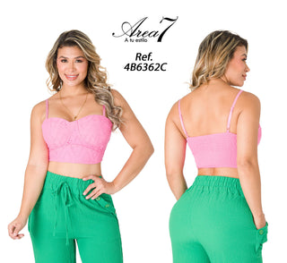Crop Top 4B6362C - Rosado