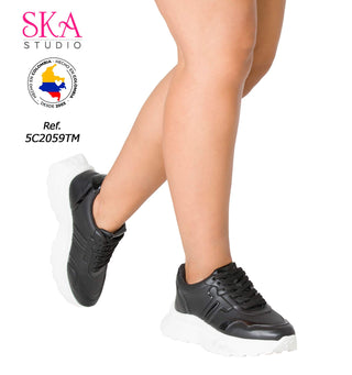 Tenis 5C2059TM - Negro