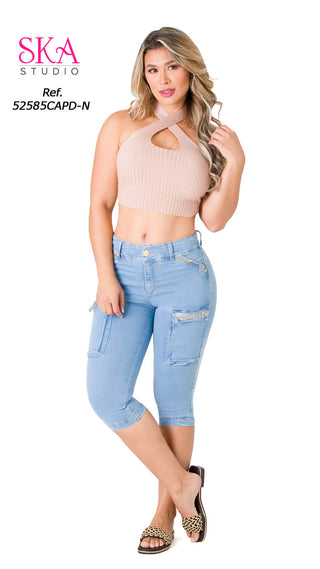 Capri Levanta Cola Ska 52585CAPD-N - Azul Claro