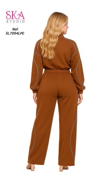 Conjunto Deportivo 5L7094LPE - Cafe