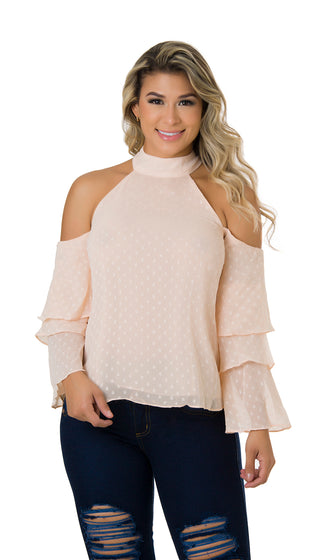 Blusa Manga Larga 5B3828B - Mandarina