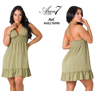 Vestido Mini 4V6176MN - Verde