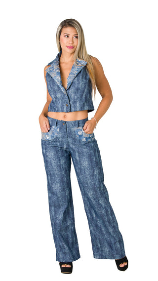 Conjunto Pantalon 5V7023LMX - Azul