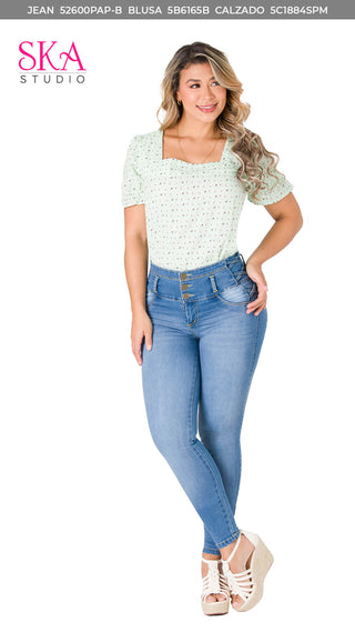 Blusa Manga Bombacha 5B6165B - Estampado