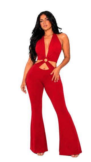 Women's Versatile Going-Out Jumpsuit 5V7147EMX
