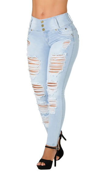 Freddy Jeans Levantacola Bota Skinny 40317DPAP-B  - Hielo