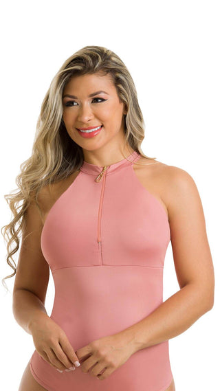 Body Cuello Tipo Halter 5BB644 - Salmon