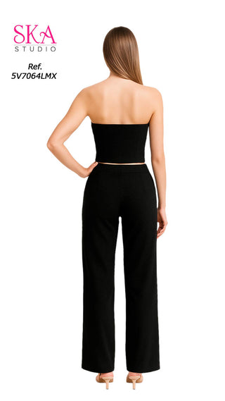 Conjunto Strapless 5V7064LMX - Negro