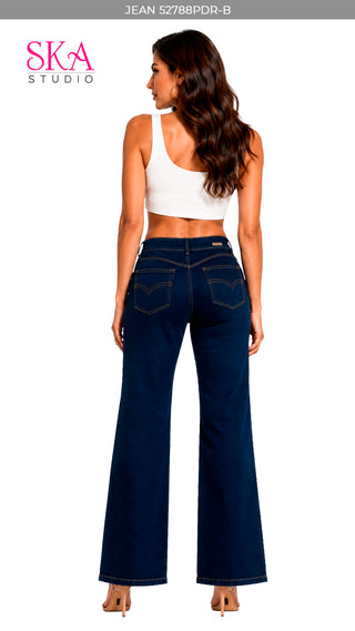 Jeans Clasico Bota Recta 52788PDR-B - Azul