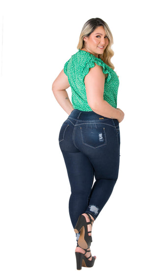 Blusa Cuello Neru 4B6145B - Estampado