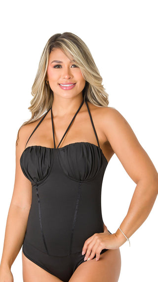 Body Control Abdomen Tipo Hilo 4BB846 - Negro