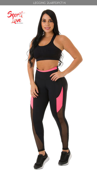 Leggings Pretina Control 2L487DPCT-N - Negro