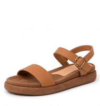 Sandalia Plana 5C2212SPB - Camel