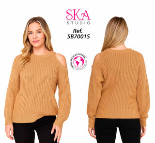 Sueter Cuello Redondo 5B7001S - Camel