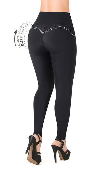 Leggins LevantaCola Faja Interna 2L802BPCP-N - Negro