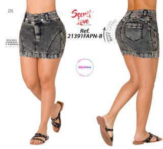 Falda Levanta Cola Secret Love 21391FAPN-B - Negro
