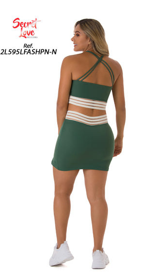 Conjunto Leggings De Falda 2L595LFASHPN-N - Verde Oliva