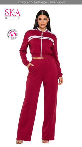 Conjunto Pantalón 5V7004LMX	 - Vinotinto