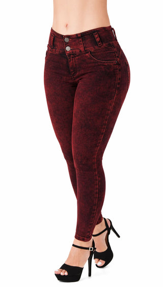 Jeans Levantacola  52761PNT-B - Vinotinto