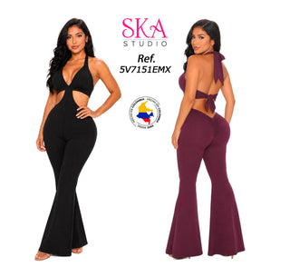Women's Versatile Going-Out Jumpsuit 5V7151EMX