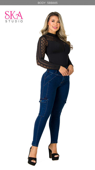 Body Control Seamles 5BB885 - Negro