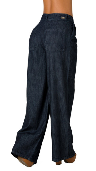 Pantalon Bota Ancha 52766PDR-B	 - Azul Oscuro