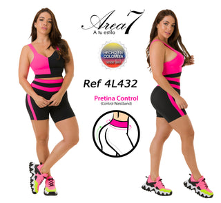 Jefferson Conjunto Deportivo Con Control Abdomen 4L432SHLPC-N - Negro