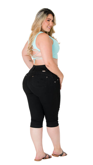 Capris Levanta Cola Sercret Love 21394CAPA-B - Negro