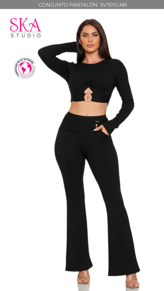 Conjunto Pantalon 5V7011LMX - Negro