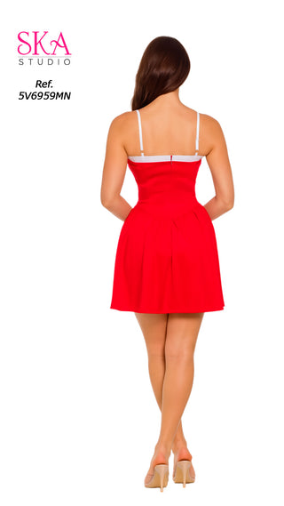 Vestido Mini 5V6959MN - Rojo