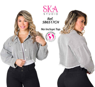 Chaqueta Estampado Pata de Gallo 5B6517CH - Estampado