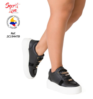 Tenis 2C1944TB - Negro