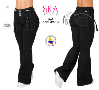 Jeans Bota Campana 52735PAC-B - Negro