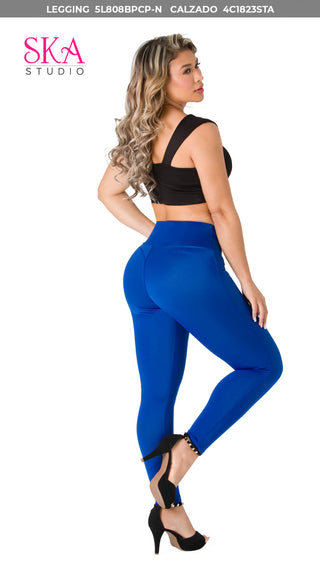 Leggings Levanta Cola Ska 5L808BPCP-N - Azul