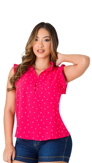 Blusa Suelta 2B6310B - Rosado