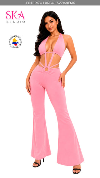 Women's Versatile Going-Out Jumpsuit 5V7148EMX