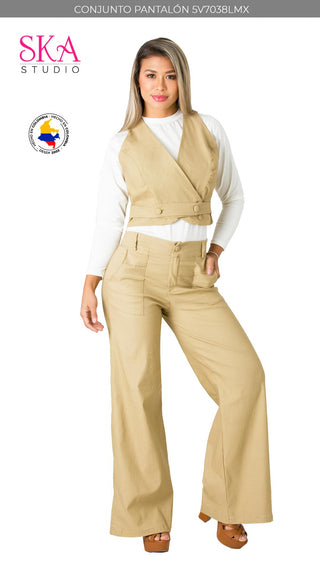 Conjunto Pantalon 5V7038LMX - Camel