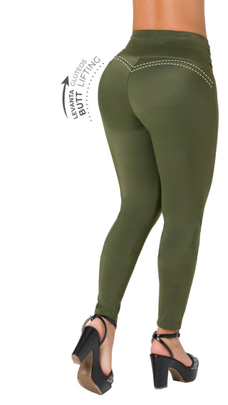 Leggings Levanta Cola Secret Love 2L804BPCP-N - Verde