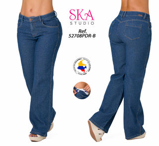 Jeans Rigido 52708PDR-B - Azul Medio