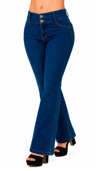 Jeans Clasico Bota Recta 52803PNR-B - Azul