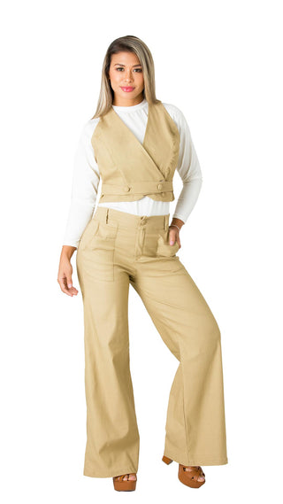 Conjunto Pantalon 5V7038LMX - Camel