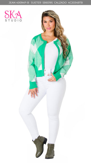 Suéter 5B6519S - Verde