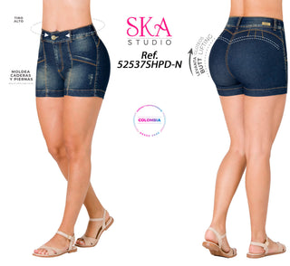 Short Levanta Cola Ska 52537SHPD-N - Petroleo