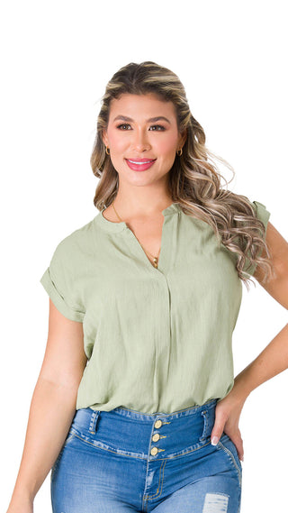 Blusa Formal 4B6138B - Verde