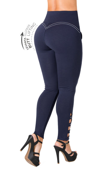 Legging Pretina Control 5L951BPCT-N - Azul