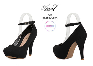 Tacon Con Correa Ajustable 4C1613CETA - Negro